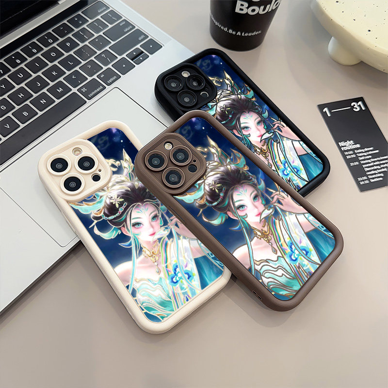 硅胶16plus糖果12ProMax手机壳iPhone13蛇年妲己OPPOReno14新款苹果15适用软一加ACE5创意华为Mate60ins风a58