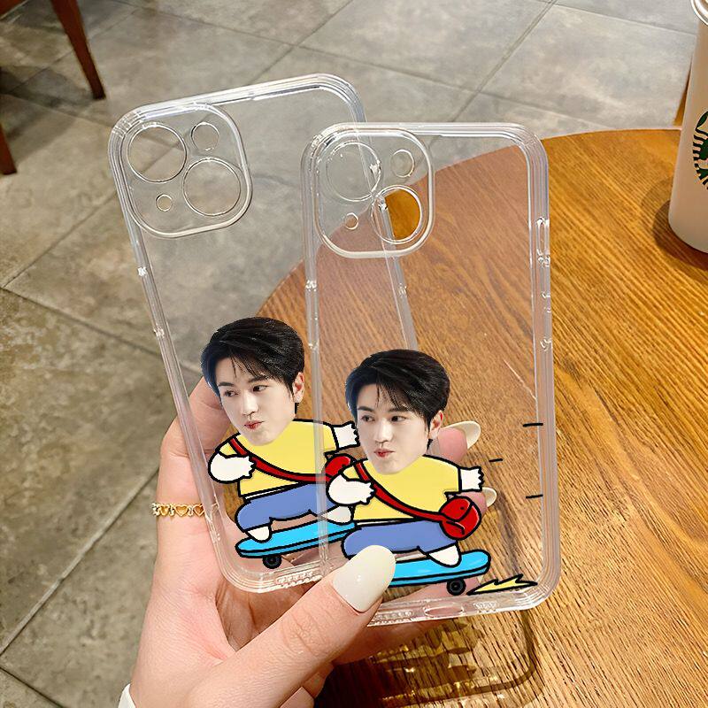 手机壳17ProMax趣味VIVOS30苹果14可爱iPhone16e滑板张凌赫红米K80适用一加13t软15PLUS创意华为Nova12活力版