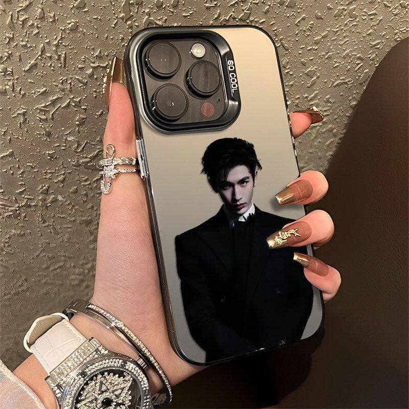 苹果13手机壳16PLUS个性12ProMax潮酷张凌赫14彩银Findx9适用iPhone15硬小米17时尚VIVOS50PROMINI真我GT8PRO