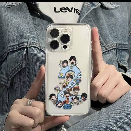 OPPOFINDX8SPLUS可爱十个勤天IQOOZ9TURBO创意iPhone16适用华为NOVA14PRO手机壳一加13T苹果12透明软15ProMax