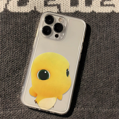 适用华为PURA90可爱适用iPhone16苹果17创意透明13ProMax小众软手机壳14PLUS大头呆萌奶龙卡通适用VIVOIQOO15