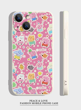 OPPOFINDX9新款iPhone14卡通16PLUS苹果12手机壳适用一加13T软17ProMax创意红米NOTE15PRO可爱佩奇荣耀MAGIC7