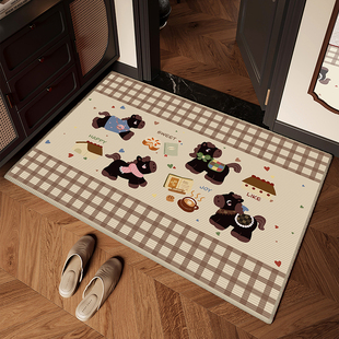 马年卡通入户地垫马年刮沙耐磨门垫可裁剪家用地毯防滑大门口脚垫