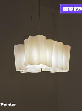 法式中古 logico 餐厅吊灯现代简约设计师别墅云朵玻璃客厅卧室灯