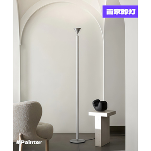 APOLLO银色立式设计落地灯北欧复古客厅卧室床头简约高级感灯