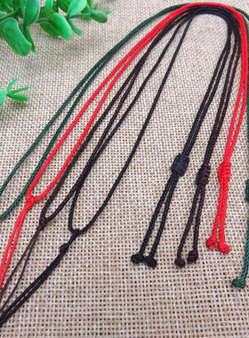 手工编织高档平结加长细款线项链绳子简约男女款吊坠挂绳配饰