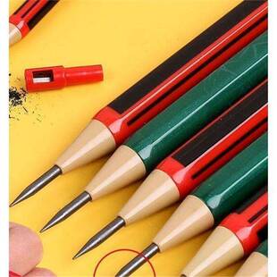 2b自动铅笔2.0mm粗芯笔芯按动式 小学生用木铅笔写不断2mm笔芯YH