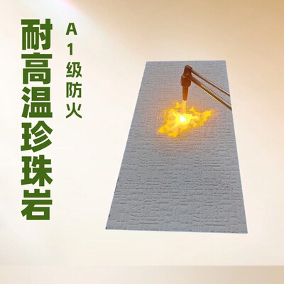 珍珠岩吸音板宁波杭州半穿孔珍珠岩复合吸声板 20mm厚度机房学校