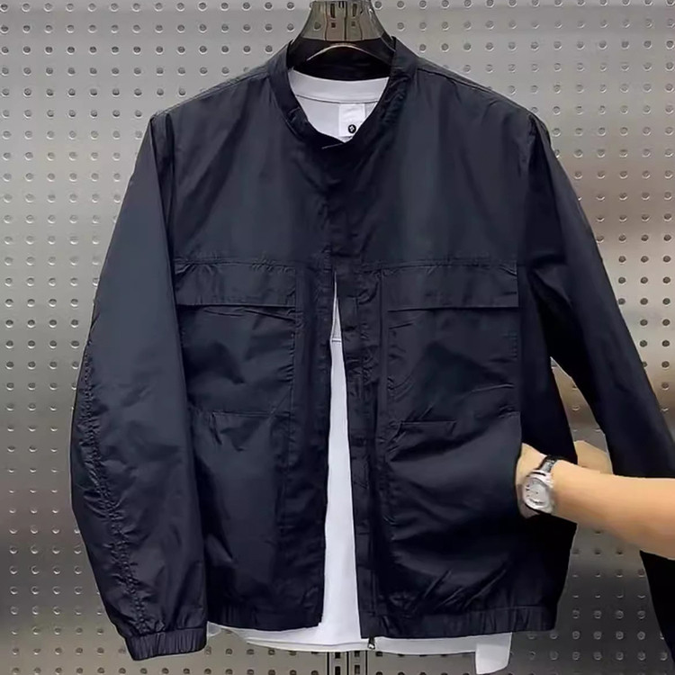 简约工装夹克男士春秋休闲棒球服