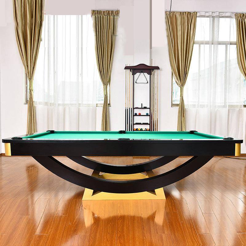 现代简约定白色制实木家用八DXX标准人台黑球成桌北欧古典桌球台