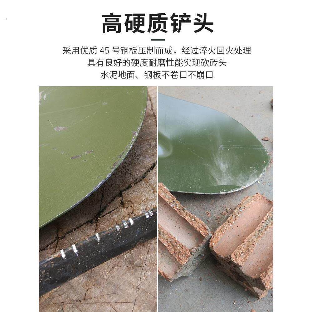 德国工厂205工兵铲铁锹户外铲子多功能中国锰钢锹防身车载锹工具