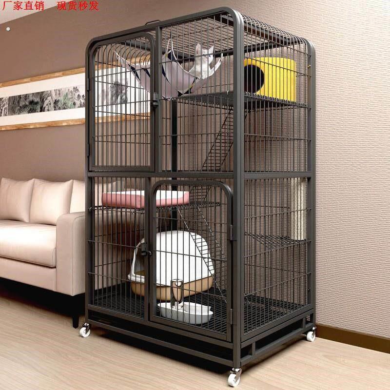 猫笼子超大自由空间猫笼别墅三层家用猫屋猫房子猫柜猫窝猫爬架