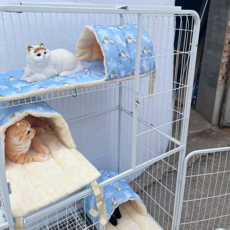 猫笼专用平台垫猫窝睡垫猫垫子加绒加厚垫子宠物垫子双面可用新款