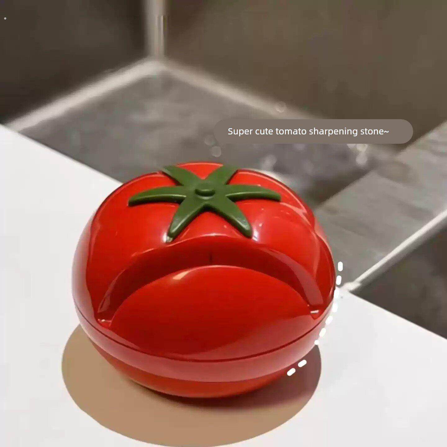 【厨房好物】番茄磨刀石家用剪刀水果刀快速磨刀器厨房磨刀神器