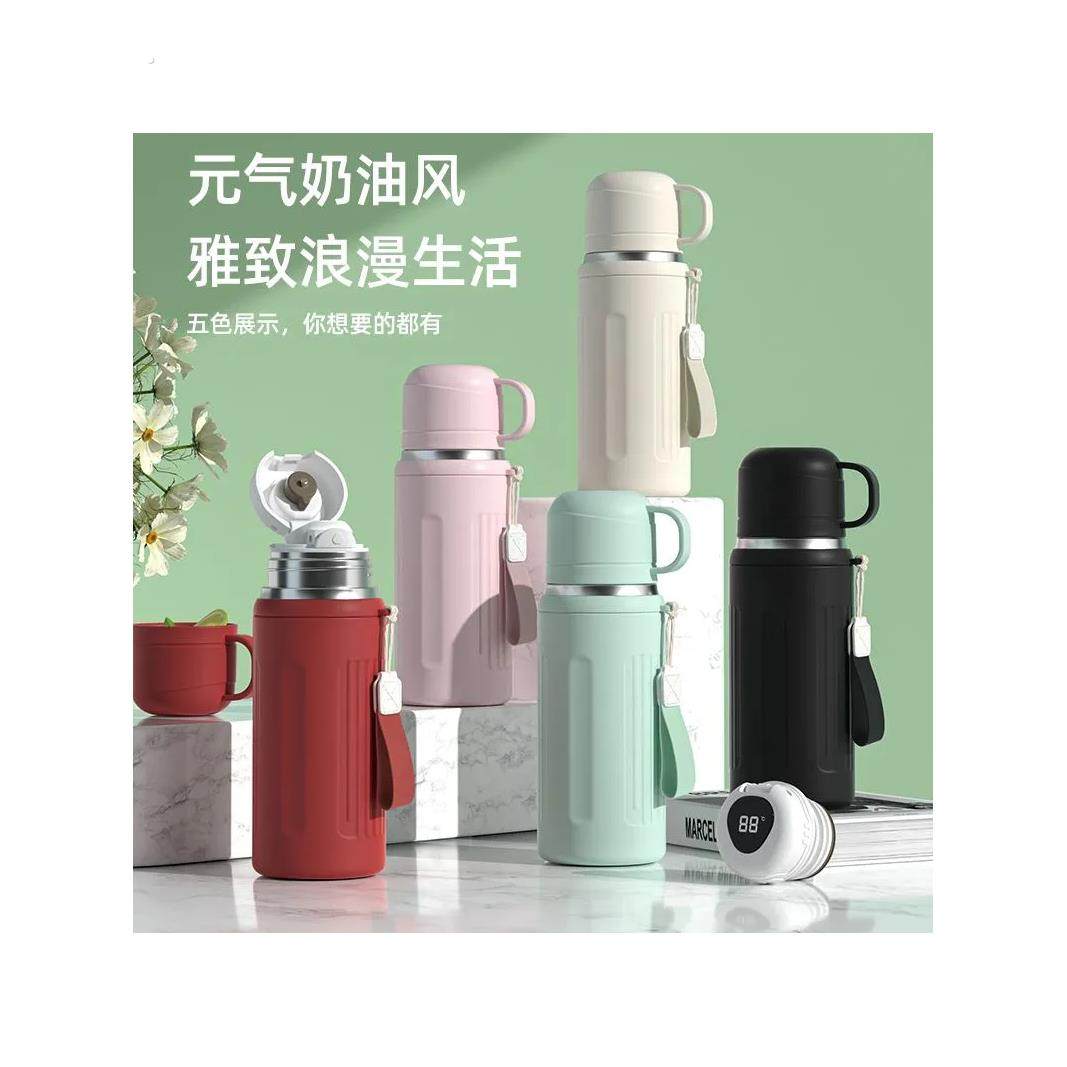 新款16不锈钢保温杯大容量男女学生高颜值户外杯子便携水杯简约