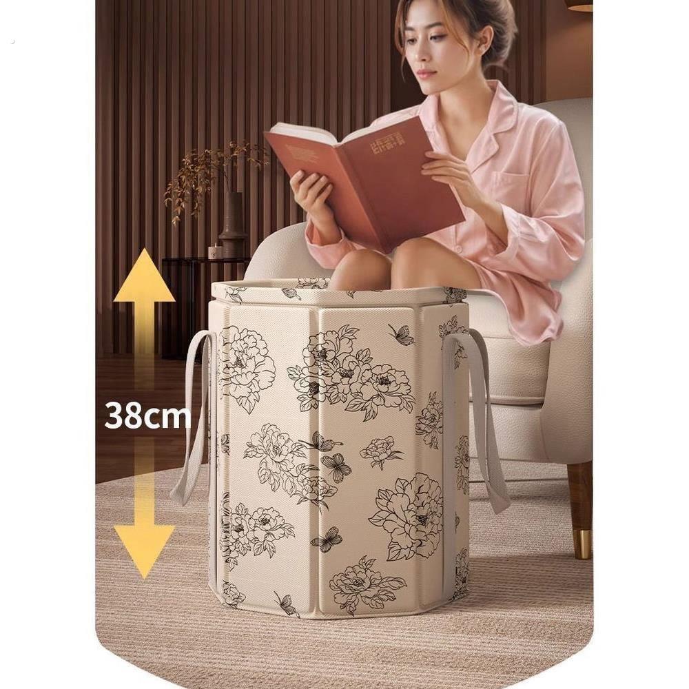 泡脚桶可折叠泡脚袋家用过小腿便携洗脚盆养生足浴盆加热保温旅行