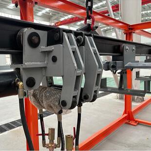 矿用电缆单轨吊 顶悬轨道 液压驱动防凌乱 管线归整 免人工拖拽