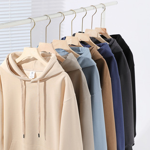 廣東倉(cāng)秋日潮牌新品 衛(wèi)衣男女連帽寬松套頭衛(wèi)衣 300克華棉帽衫 681