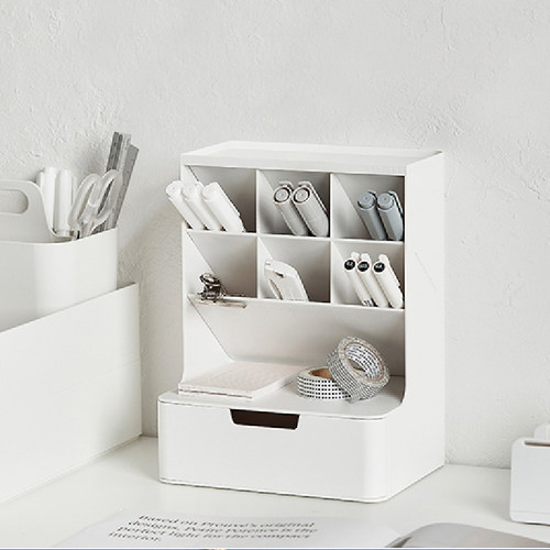 优选韩国SYSMAX HIVE系列进口多功能ins风桌面收纳盒储物盒置物盒