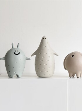 优选现代简约高级感客厅家居软装饰品儿童房创意卡通动物装饰艺术