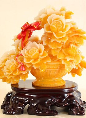 优选吉祥如意富贵平安花瓶摆件 婚房喜庆用品家居工艺品 结婚礼物