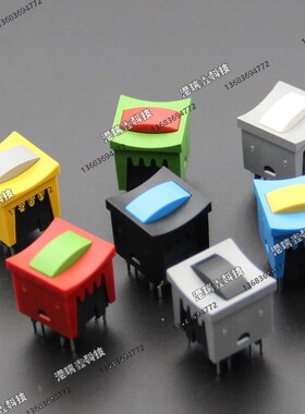 优选丹麦MEC按键14*14复位带锁常开常闭八脚按钮开关15401 15451