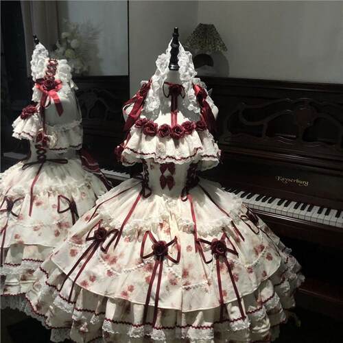渔渔家原创绯红情书lolita