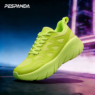 佩斯熊猫春秋运动鞋高弹减震跑步鞋跳操休闲鞋男女同款时尚百搭鞋