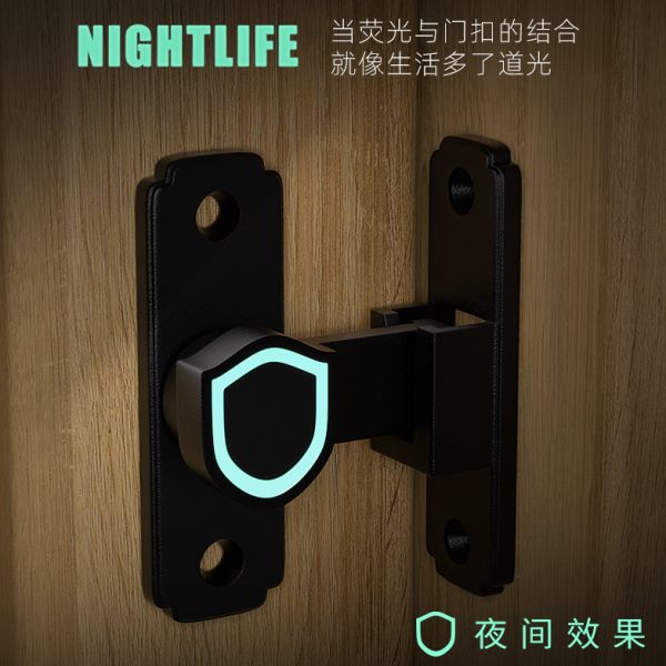 插销门栓移门锁扣推拉门锁卡扣免打孔搭扣简易门销反锁门神器厕所