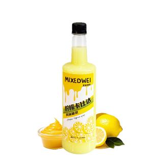 觅食得味柠檬卡仕达风味糖浆950g咖啡茶饮调味糖浆