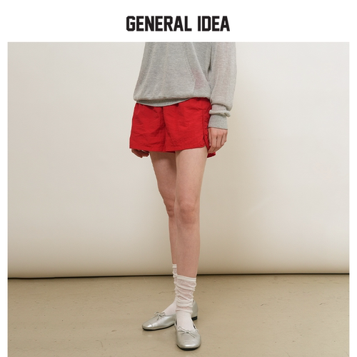 GENERAL IDEA BY BUMSUK女士夏季运动休闲短裤多巴胺时尚百搭裤子