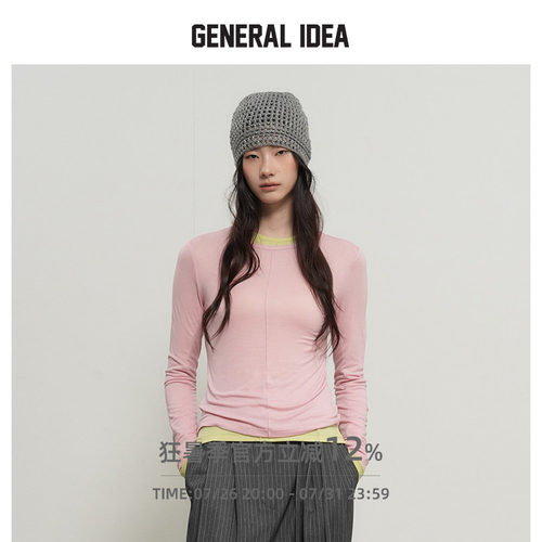 GENERALIDEA长袖薄款莱赛尔T恤