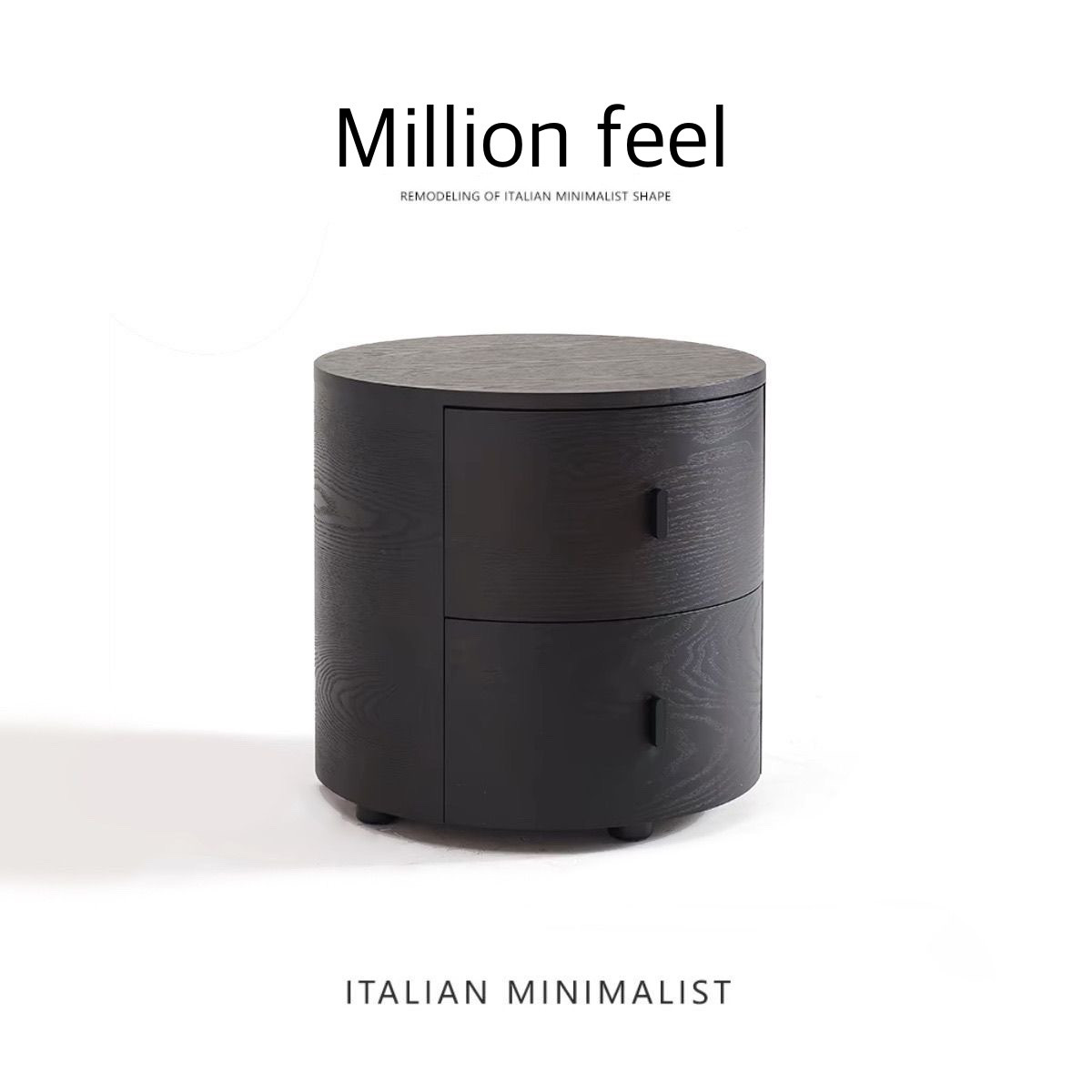 Million feel意式极简床边柜圆形设计师款ins烟熏简约卧室床头柜,住宅家具,床头柜,淘宝优惠券,粉丝福利购,淘宝优惠卷
