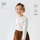 衣服 儿童简约轻复古打底衫 考拉鼻鼻 百搭彼得潘·软糯娃娃领上衣