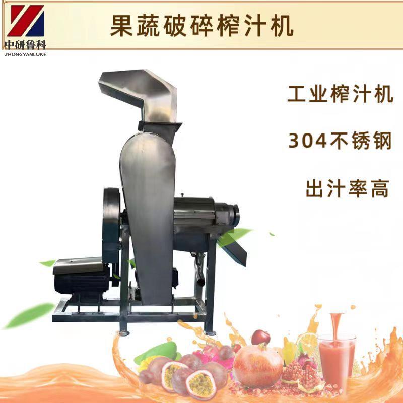 菠萝白萝卜榨汁设备 果蔬破碎榨汁机 猕猴桃草莓杨桃打汁机