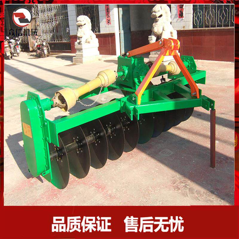 农用机械耕地犁圆盘犁加重方梁圆梁单双侧传动农田耕种