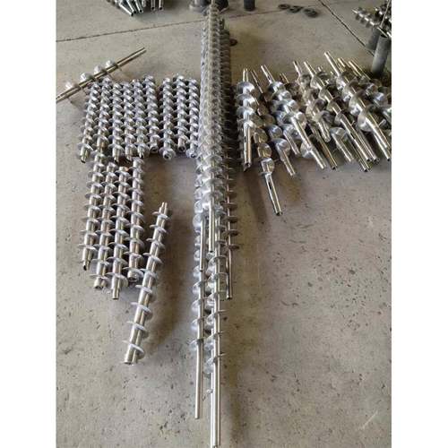 不锈钢螺旋叶片碳钢扭龙螺旋输送杆小龙推力轴混合给料机