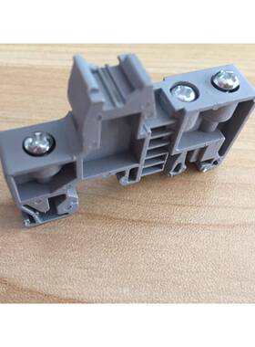 UK 固定件 3边固定三螺丝C45导轨固定件UK ST PT接线端子终端堵头