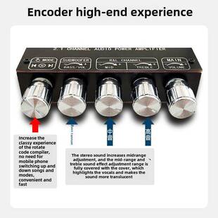 ZK-TB21S 2.1声道蓝牙音频功放板模块 重低音炮 中音 高音TPA3116