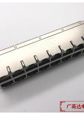 PULSE JC0-0319NL以太网模块化RJ45母座卧式16端口 8P8C插孔2X8