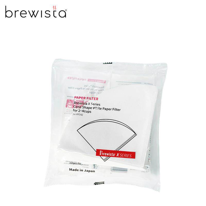 Brewista 手冲咖啡过滤纸 白色V60圆锥型滤纸01/02号 100片装