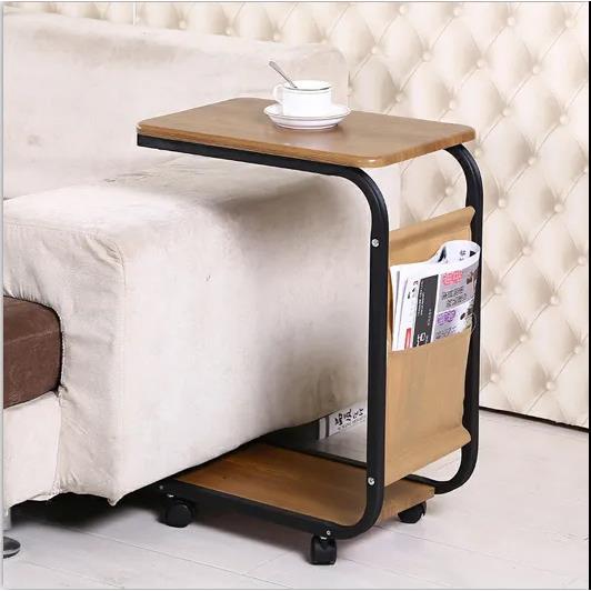 边桌小茶几可移动客厅沙发边几角几滑轮迷你茶桌简约卧室床头边桌