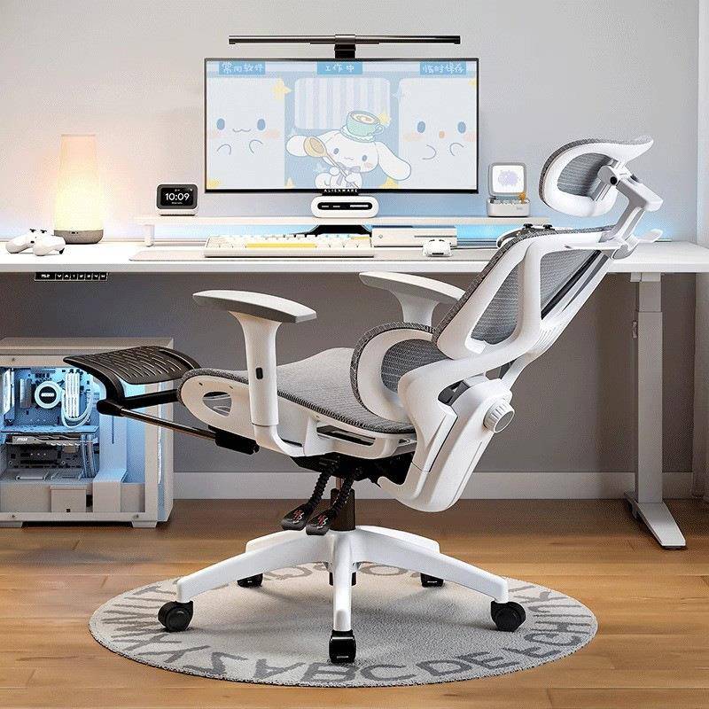 人体工学椅子护腰电脑椅家用舒适久坐可躺办公室座椅透气电竞椅子