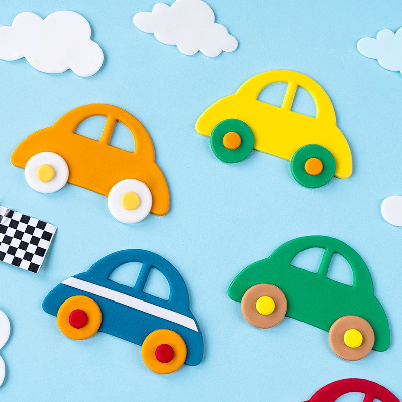 甜品台烘焙饼干模具生日蛋糕装饰小汽车压花模翻糖切模车子工具