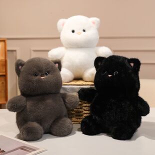 可爱胖憨憨猫咪公仔毛绒玩具软萌猫咪玩偶抱枕少女心生日礼物女生