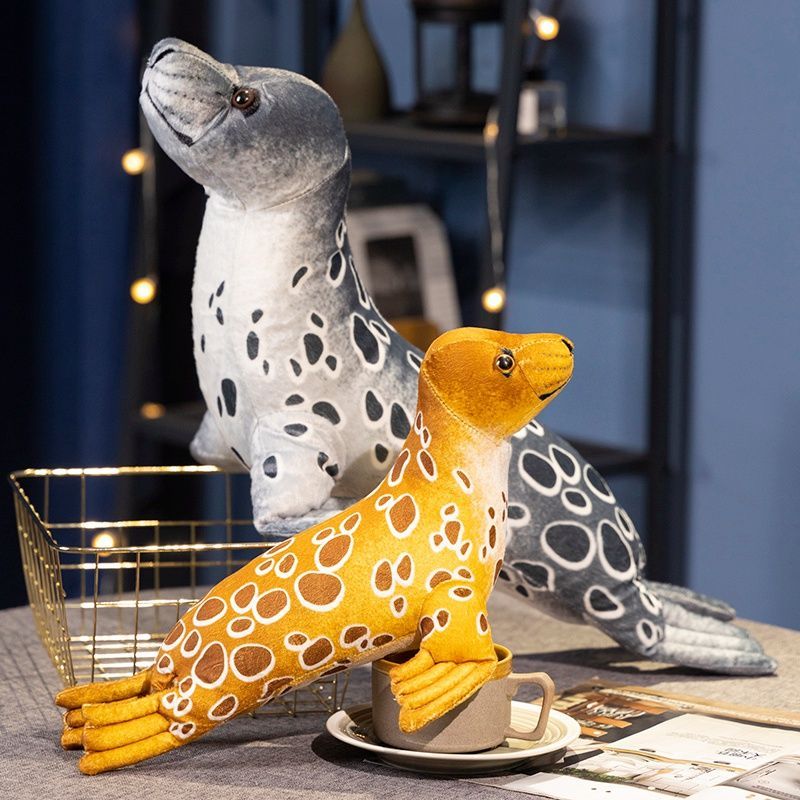 可爱海豹玩偶公仔睡觉抱枕