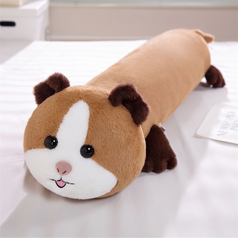 高颜值豚鼠抱枕孕妇床上侧