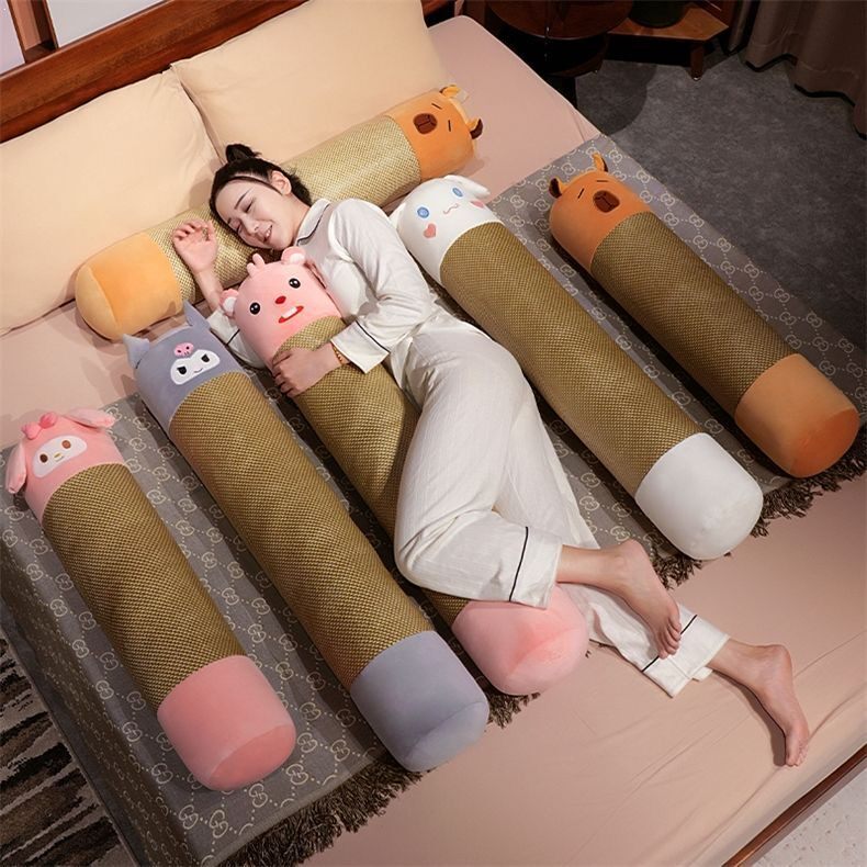 卡通动物凉席抱枕孕妇床上