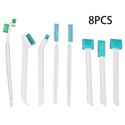 8Pcs cup Small Crevice Cleaning Brushes for Toilet Corner Ti