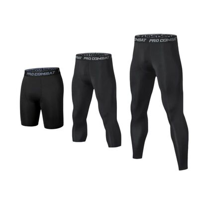 Mens Compression Pants Tights Cool Dry Leggings Sports Basel